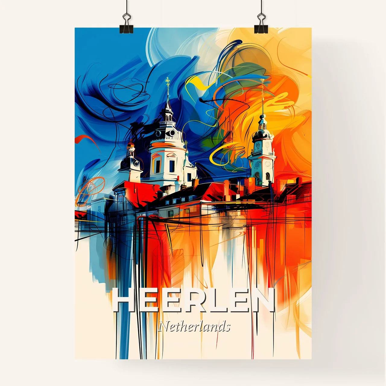 Vibrant Heerlen, Netherlands Poster