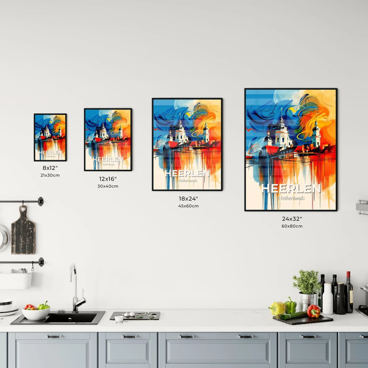 Vibrant Heerlen, Netherlands Kitchen Art