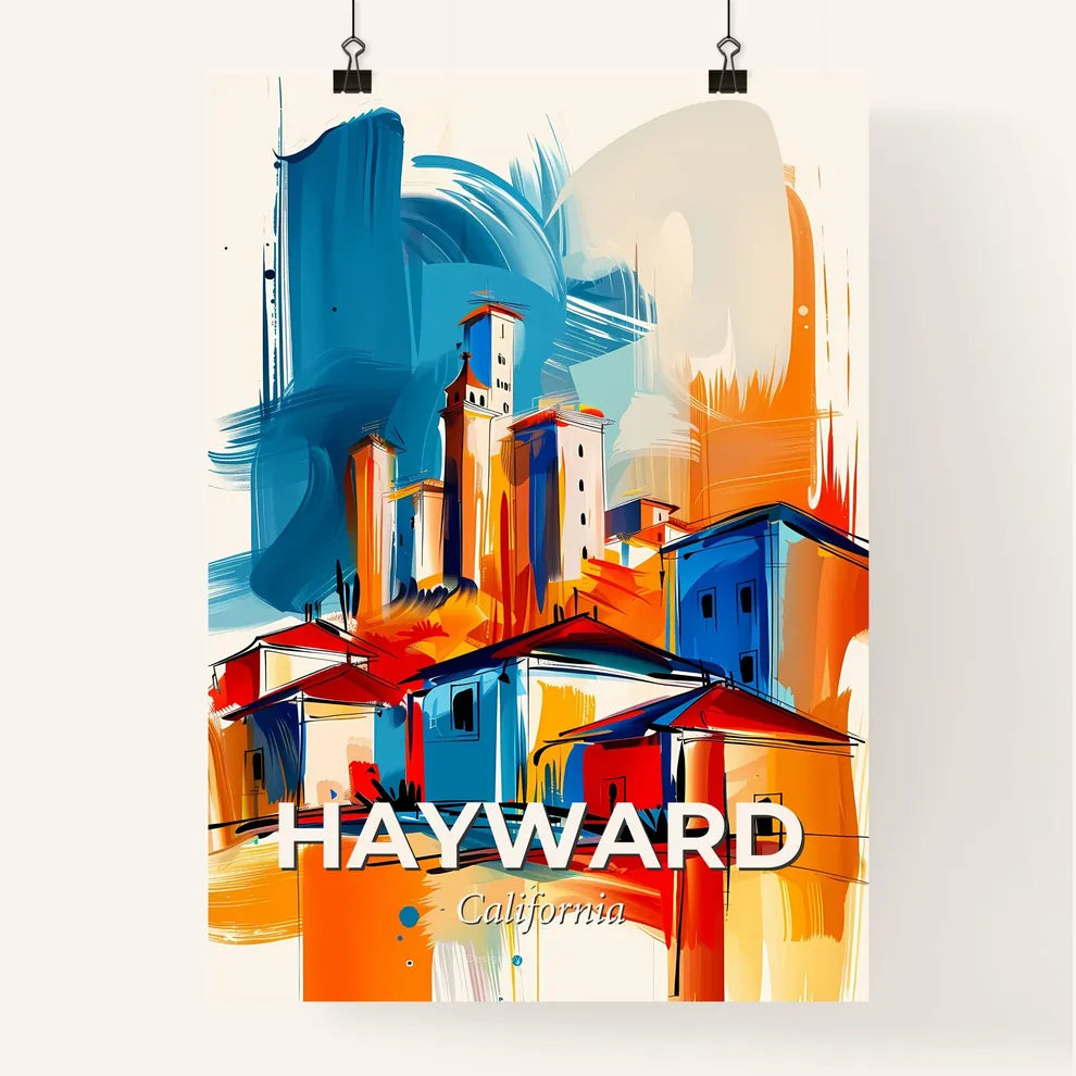 Vibrant Hayward, California Poster