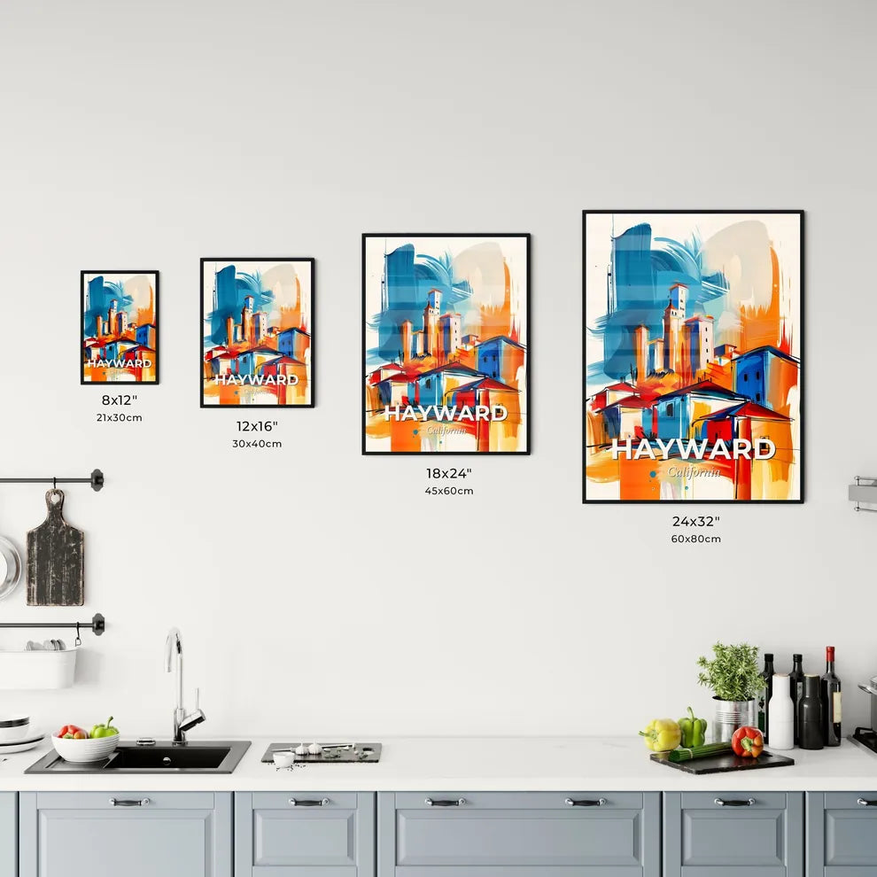 Vibrant Hayward, California Kitchen Art