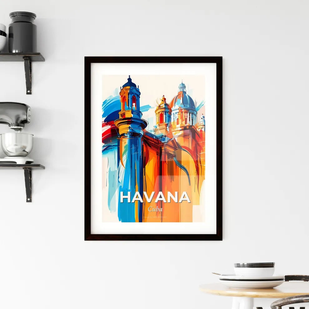 Vibrant Havana, Cuba Framed Print