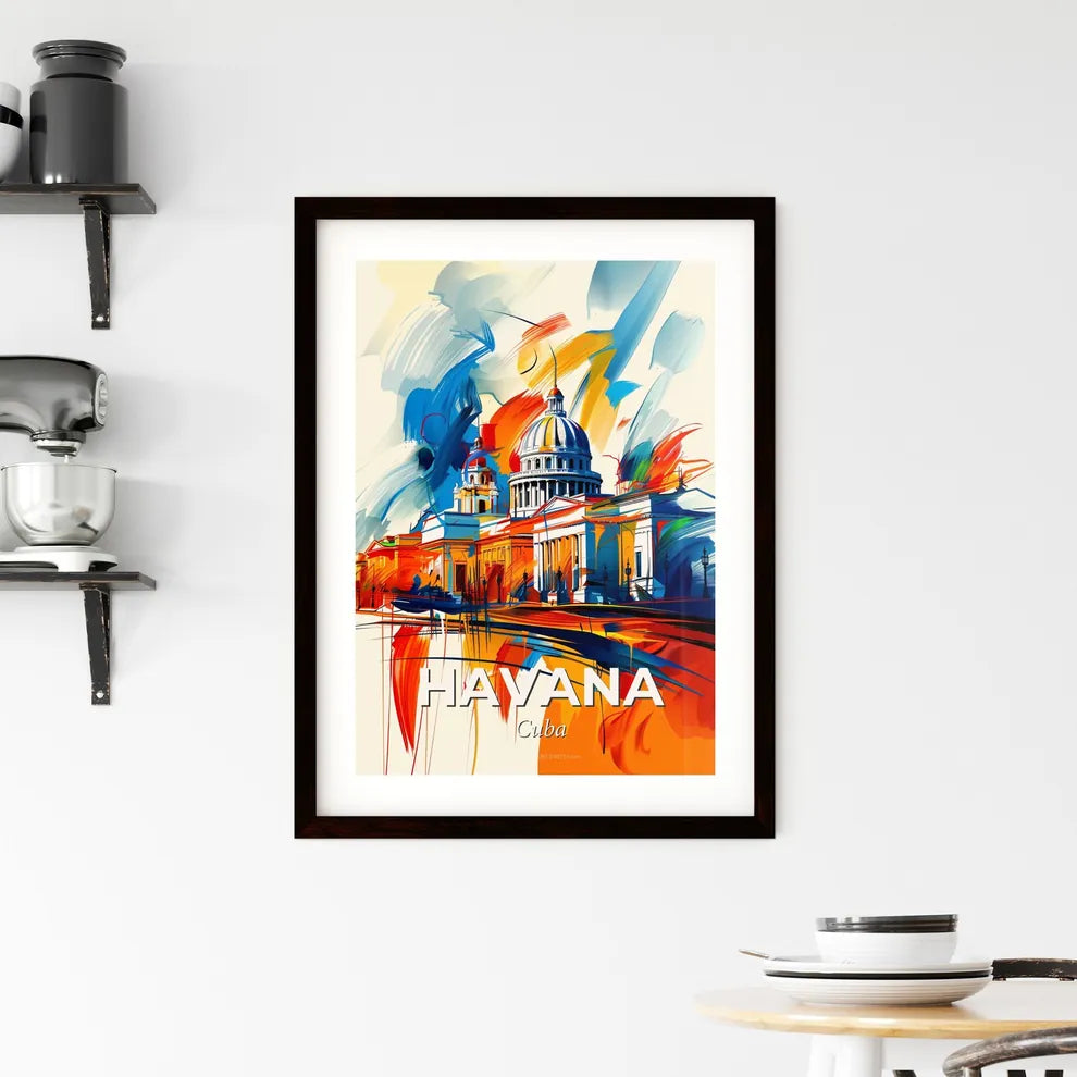 Vibrant Havana, Cuba Framed Print
