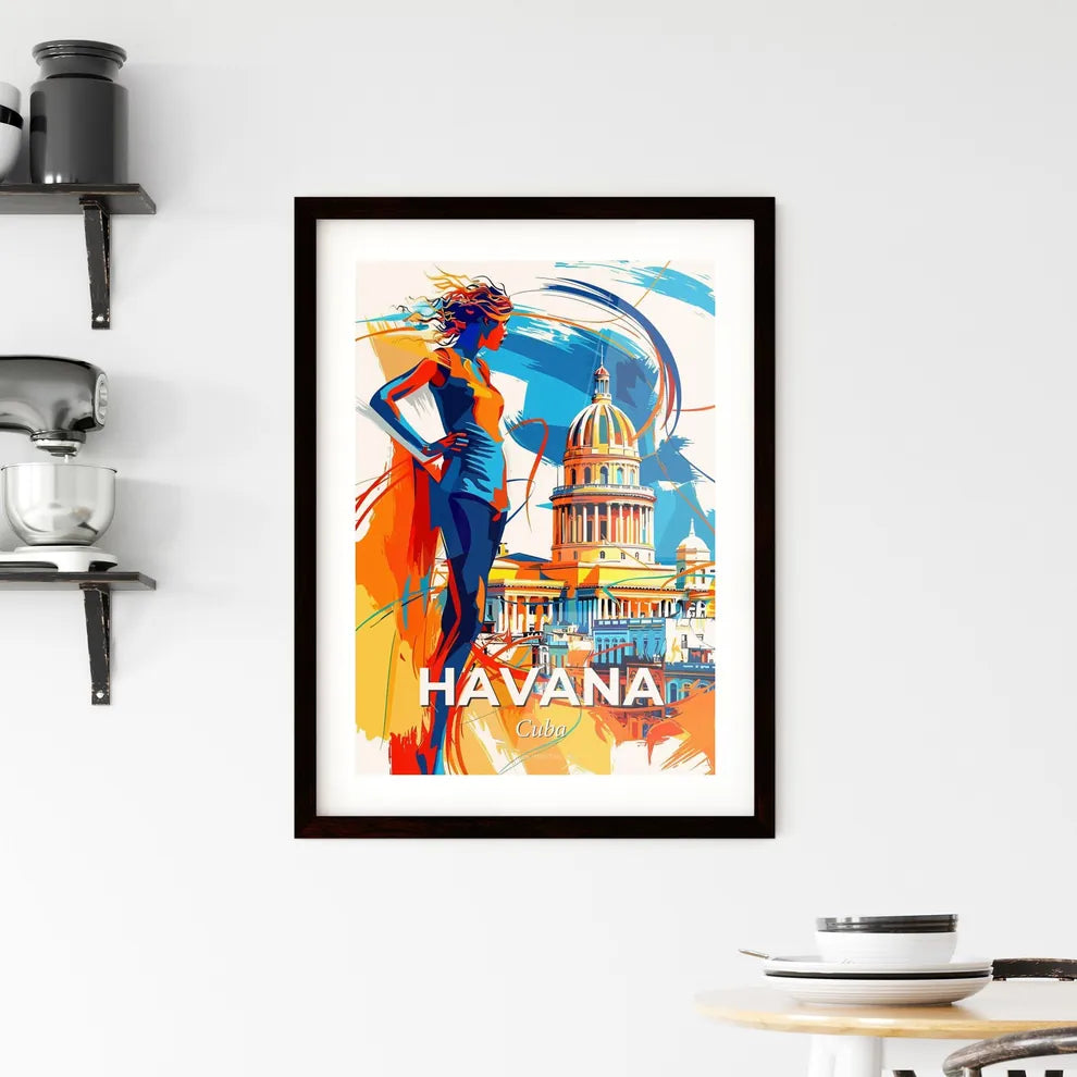 Vibrant Havana, Cuba Framed Print