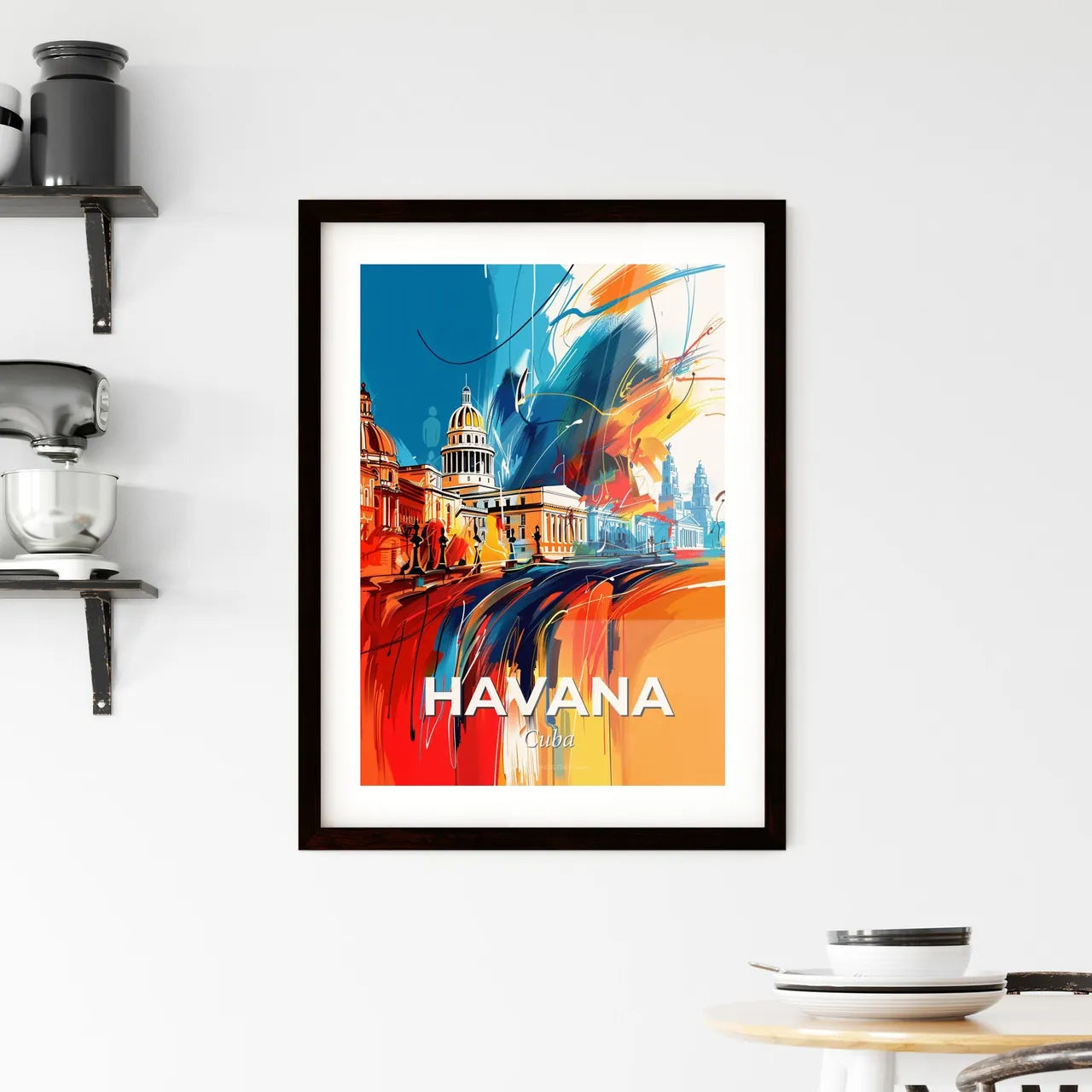 Vibrant Havana, Cuba Framed Print