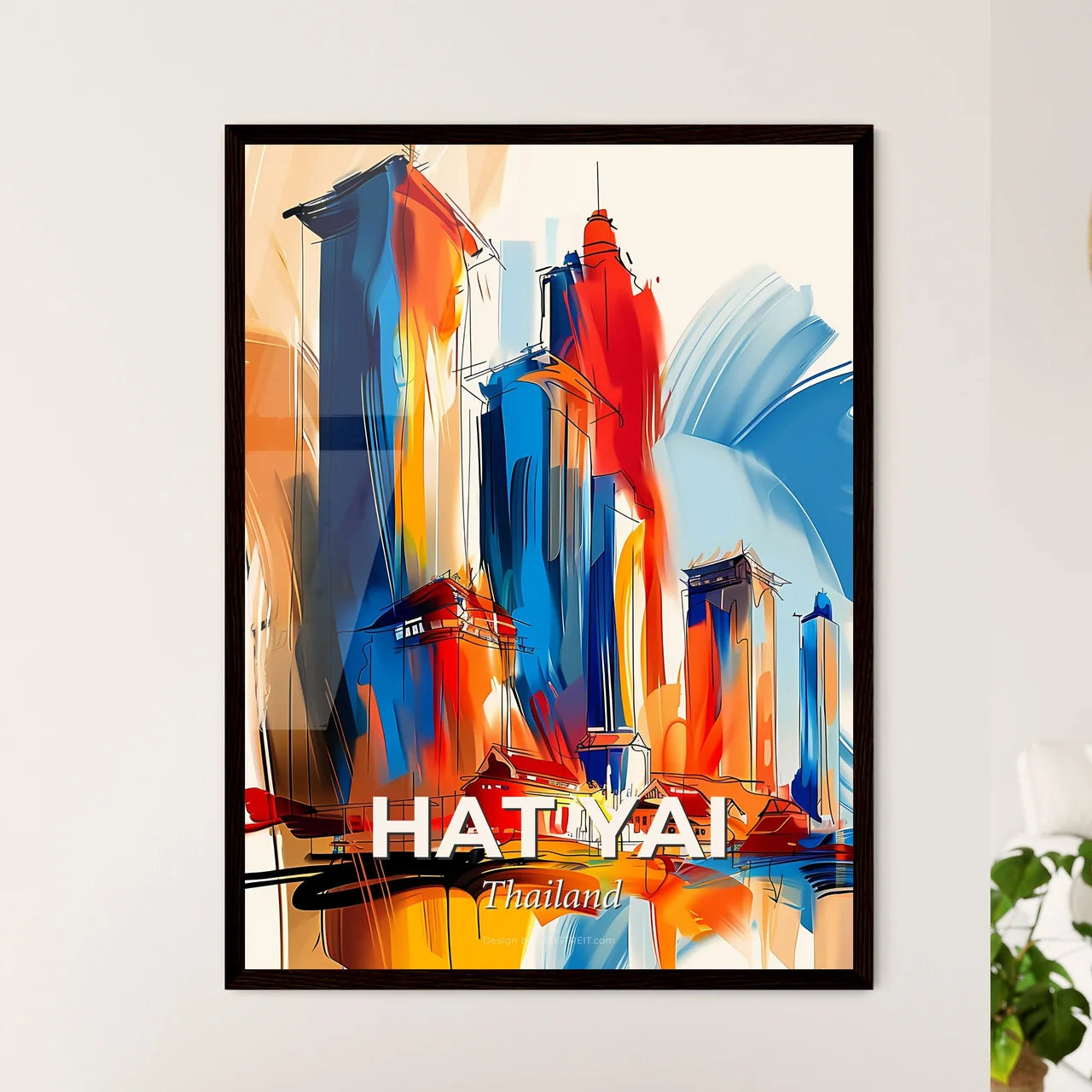 Vibrant Hat Yai, Thailand Art Print