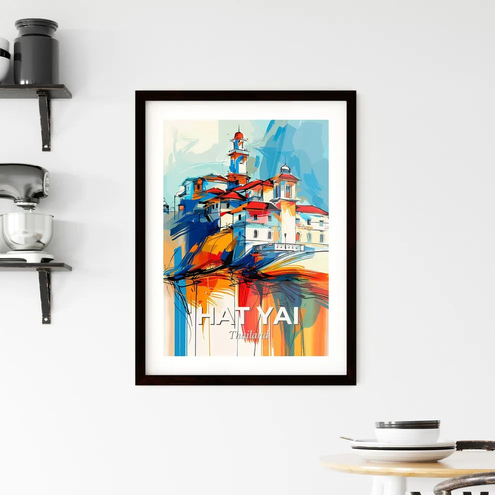 Vibrant Hat Yai, Thailand Framed Print