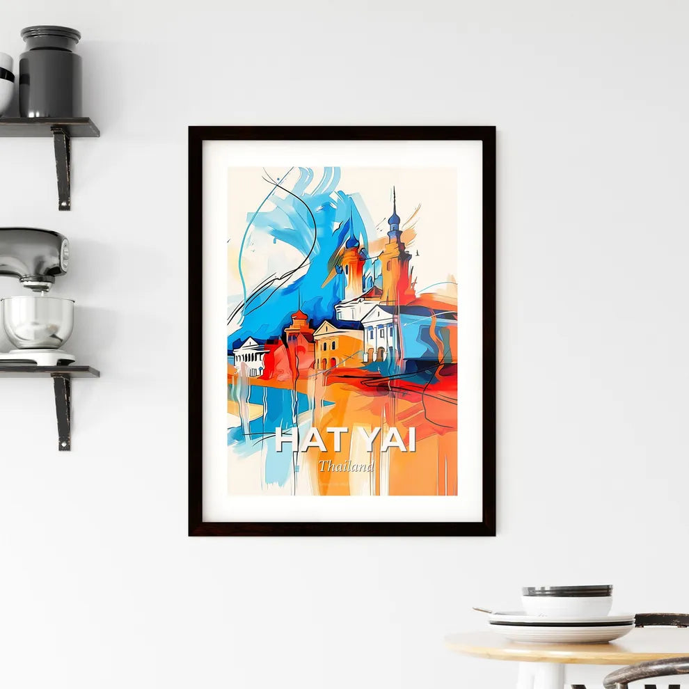 Vibrant Hat Yai, Thailand Framed Print