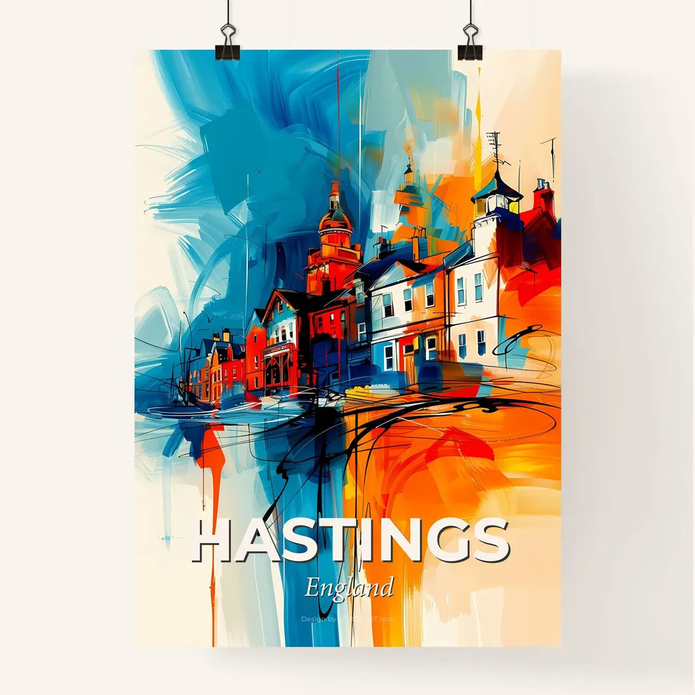 Vibrant Hastings, England Poster