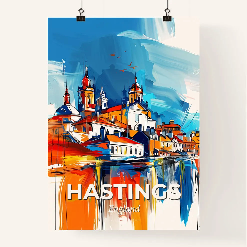 Vibrant Hastings, England Poster