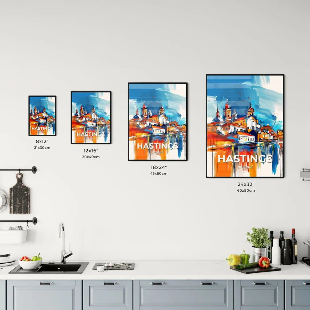 Vibrant Hastings, England Kitchen Art