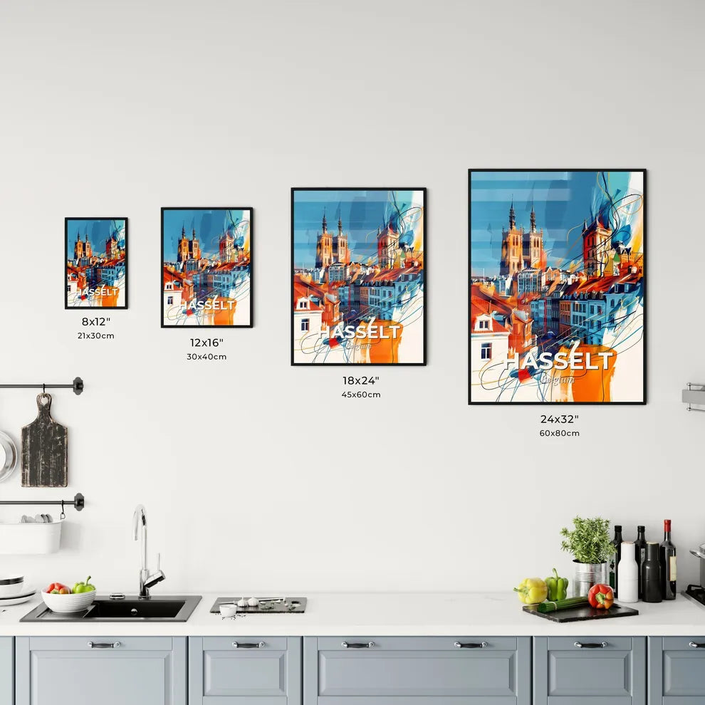 Vibrant Hasselt, Belgium Kitchen Art