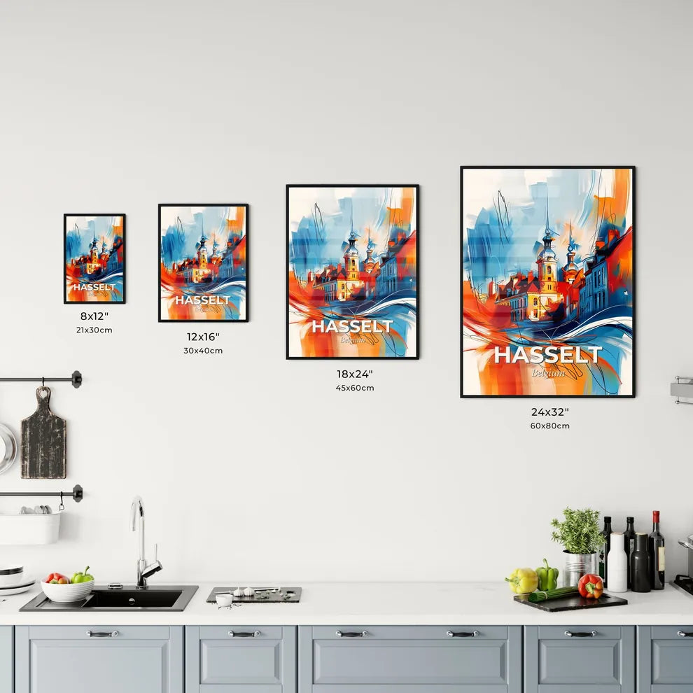 Vibrant Hasselt, Belgium Kitchen Art
