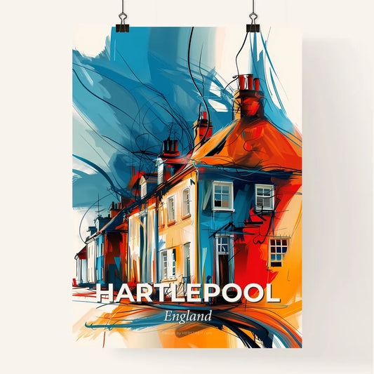 Vibrant Hartlepool, England Poster