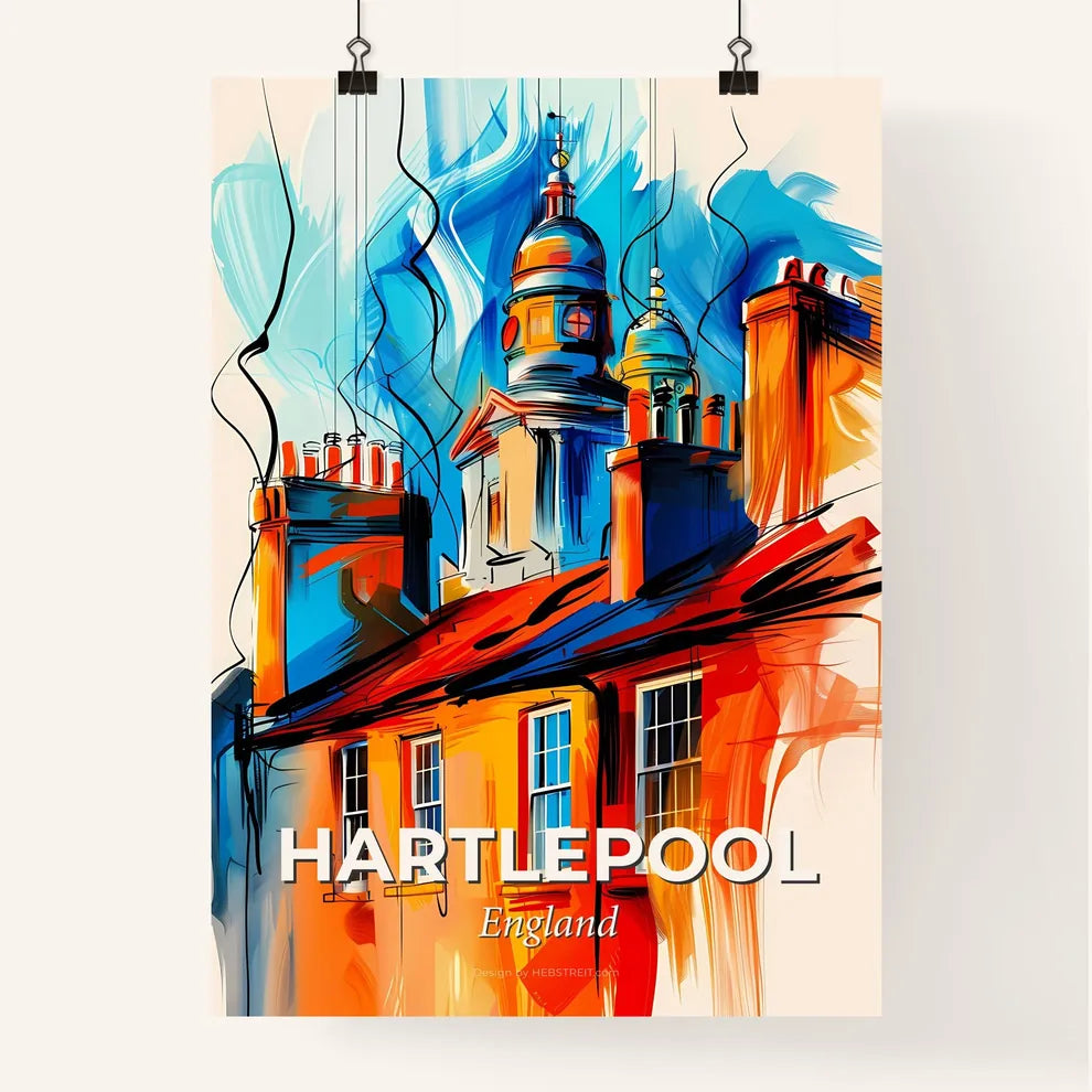 Vibrant Hartlepool, England Poster