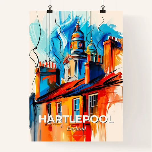 Vibrant Hartlepool, England Poster