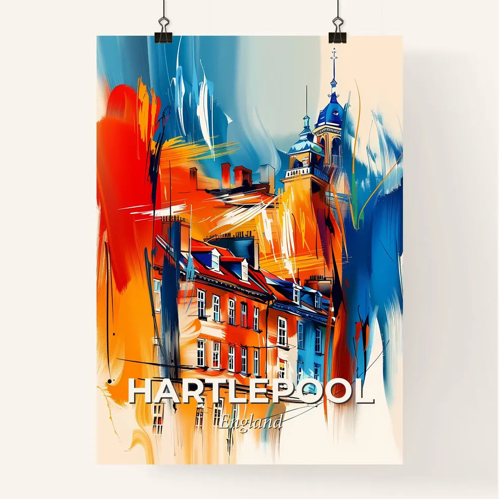 Vibrant Hartlepool, England Poster