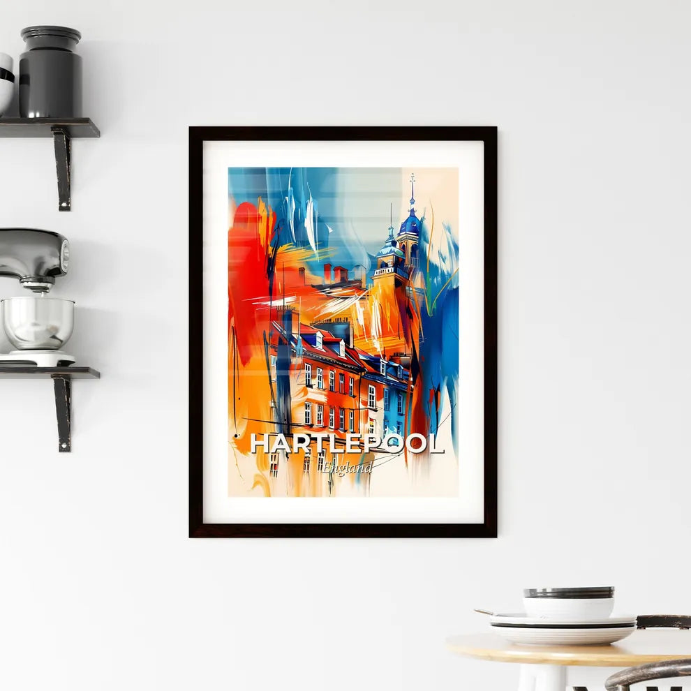 Vibrant Hartlepool, England Framed Print