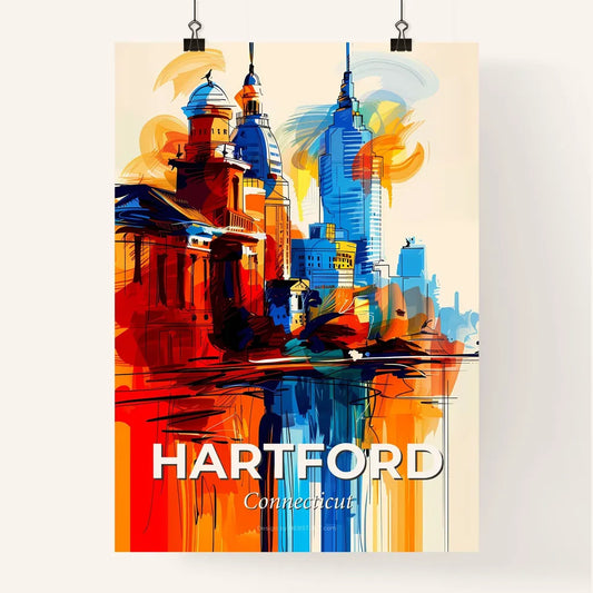 Vibrant Hartford, Connecticut Poster