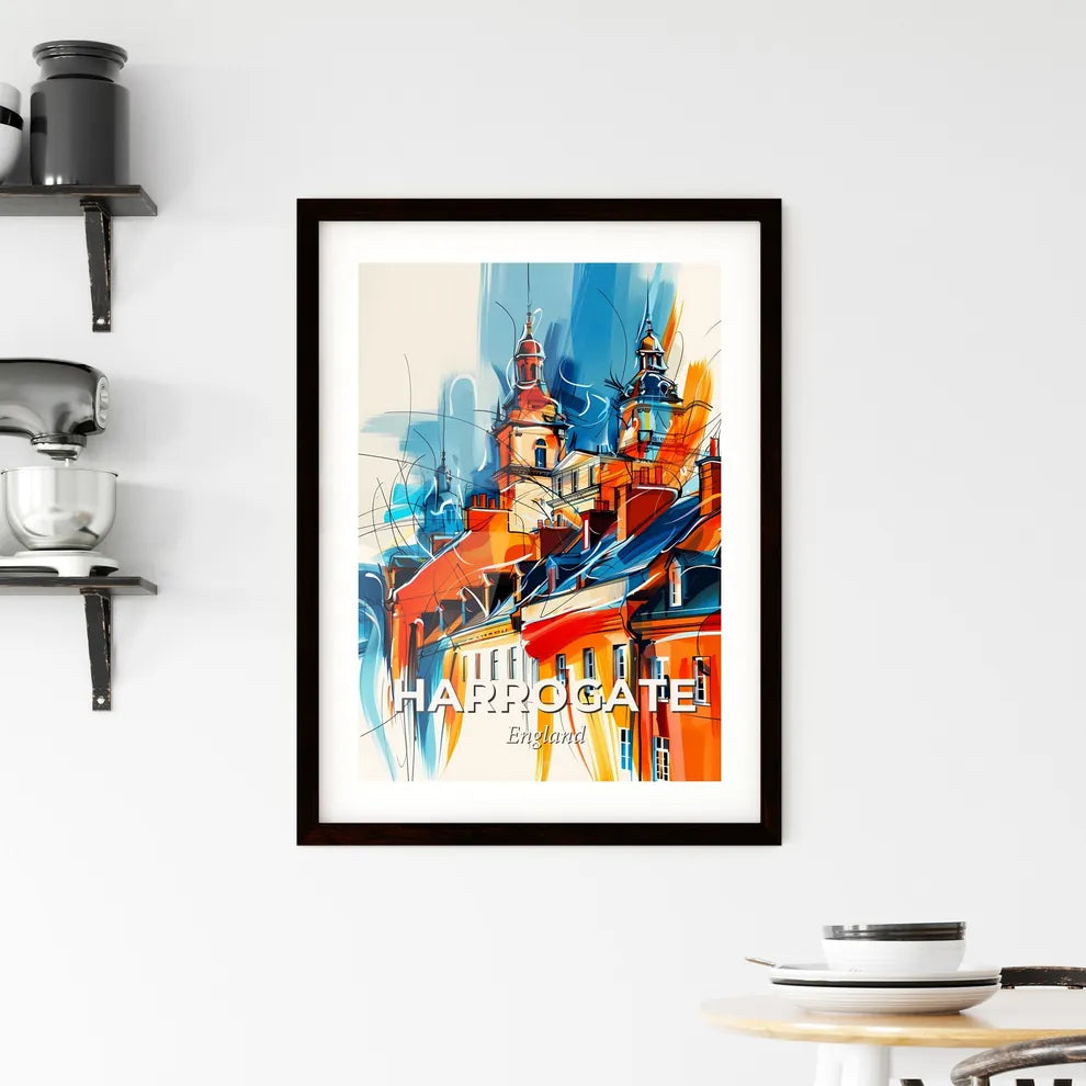 Vibrant Harrogate, England Framed Print