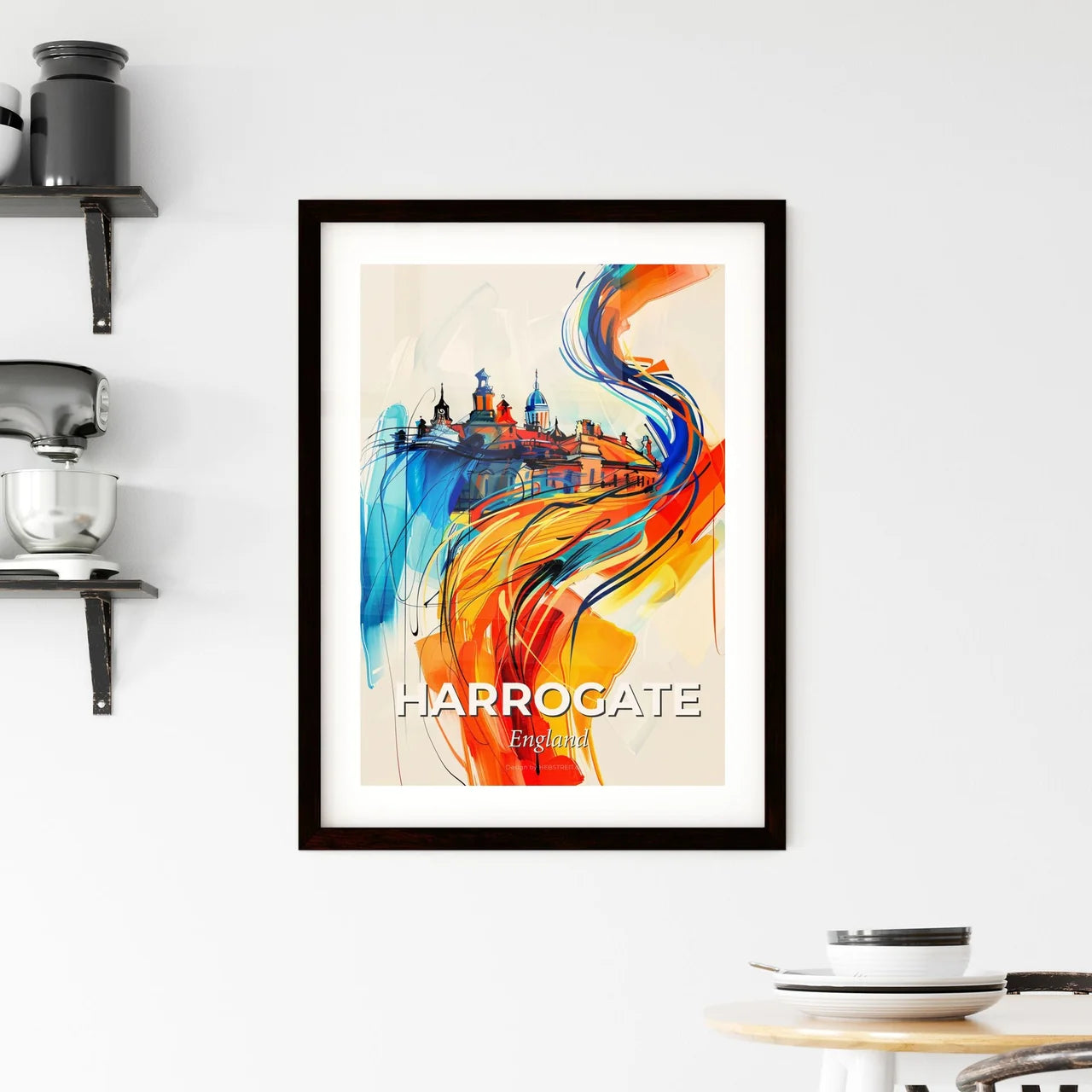 Vibrant Harrogate, England Framed Print