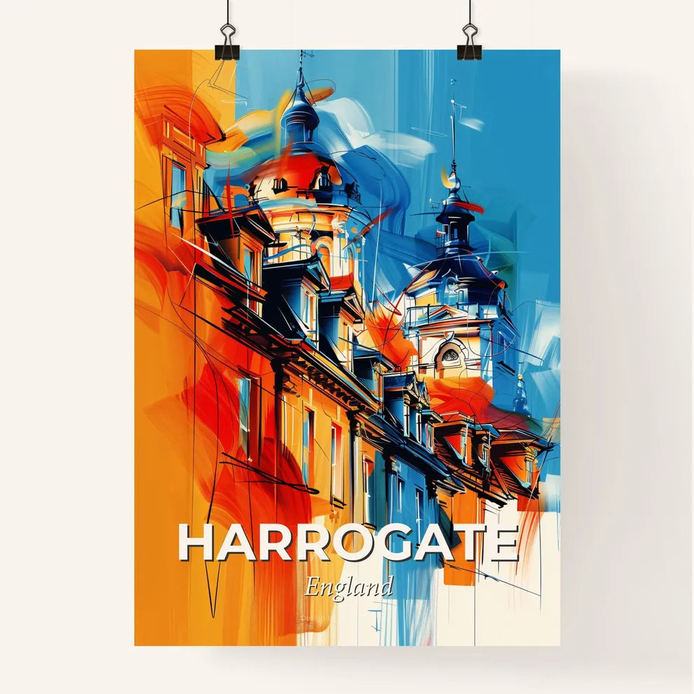 Vibrant Harrogate, England Poster