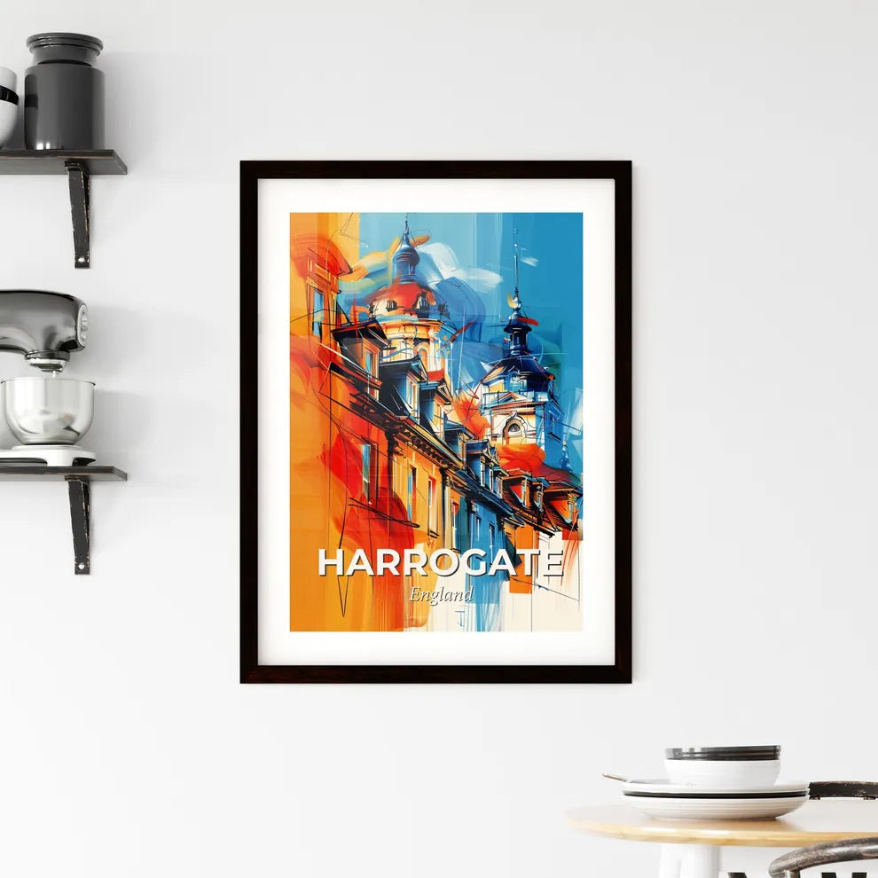 Vibrant Harrogate, England Framed Print