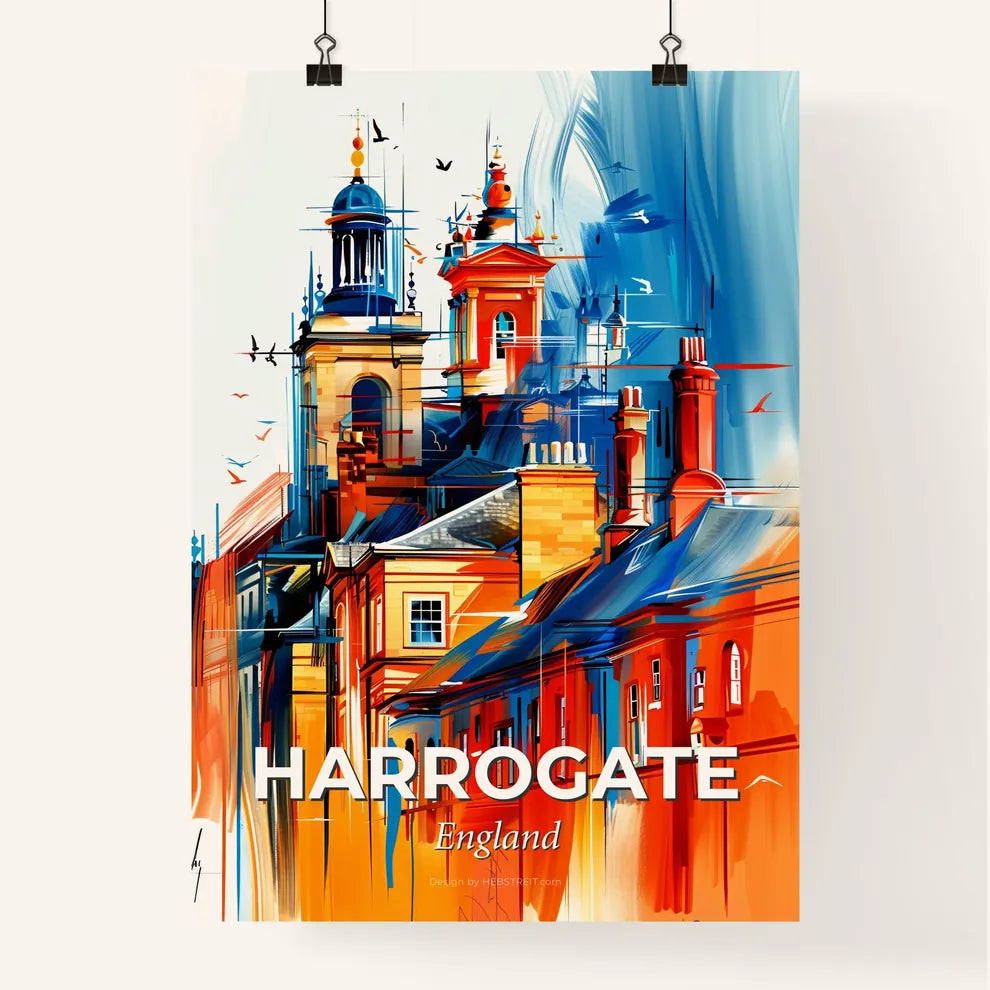 Vibrant Harrogate, England Poster