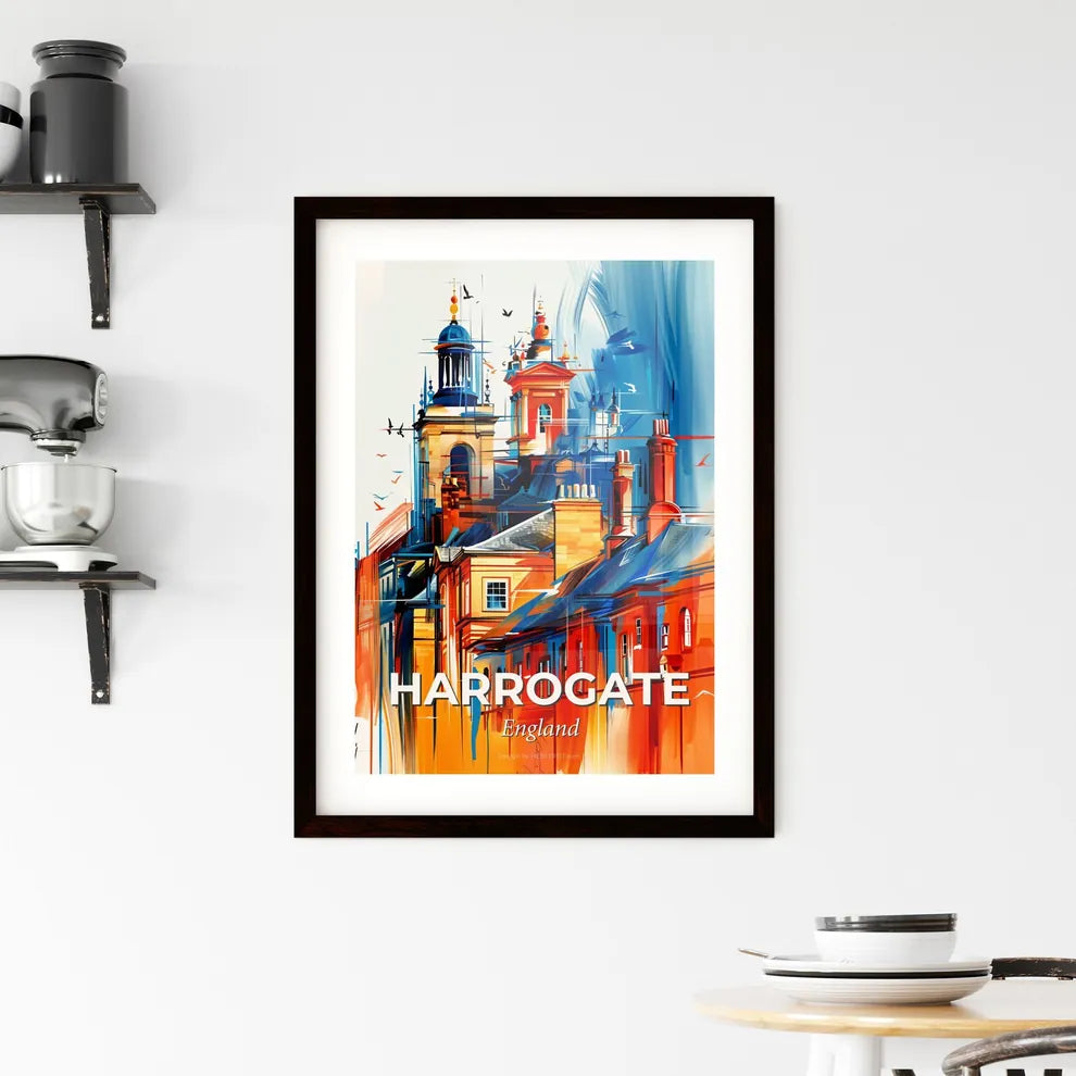 Vibrant Harrogate, England Framed Print