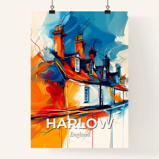 Vibrant Harlow, England Poster
