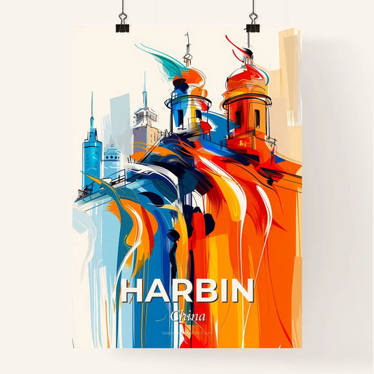 Vibrant Harbin, China Poster