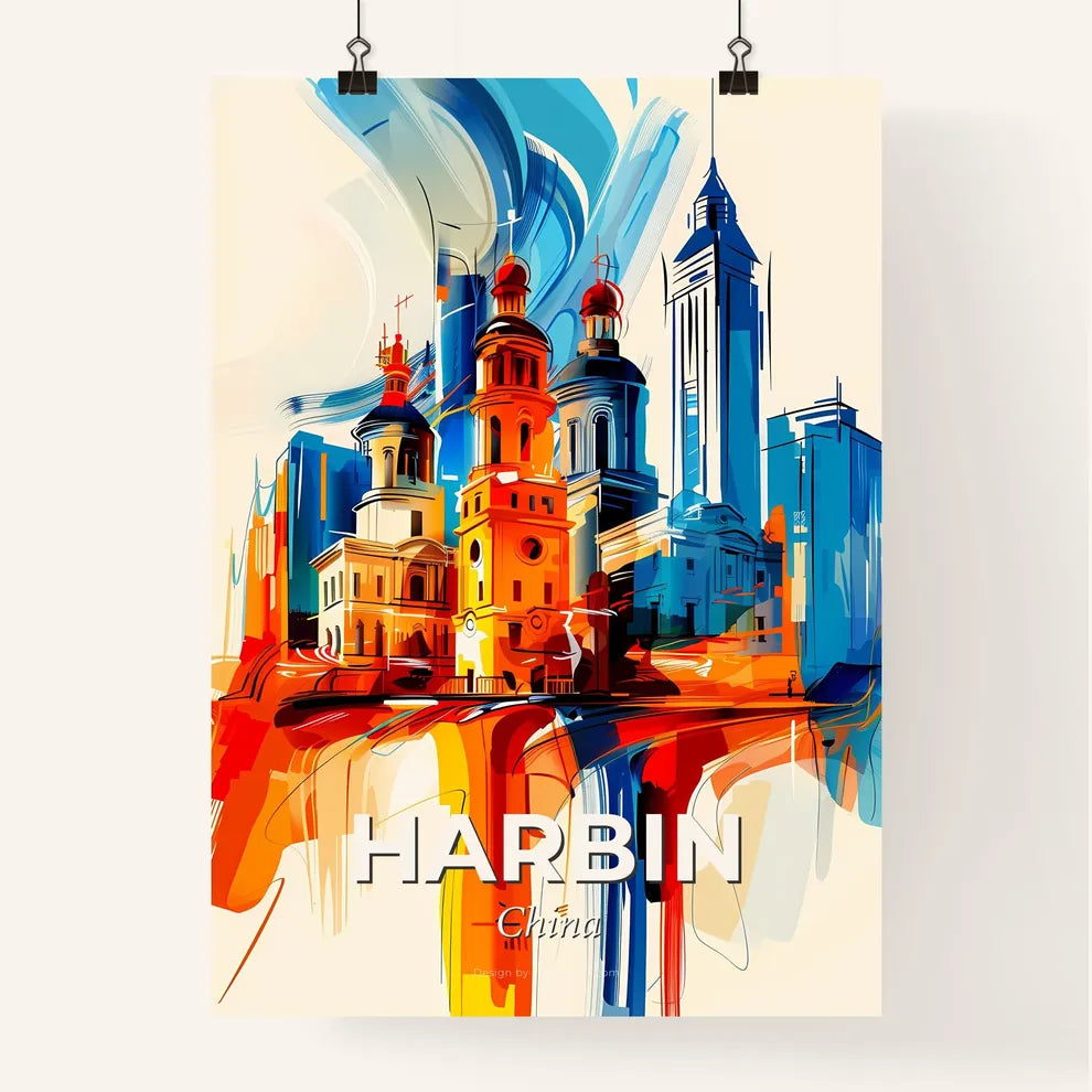 Vibrant Harbin, China Poster