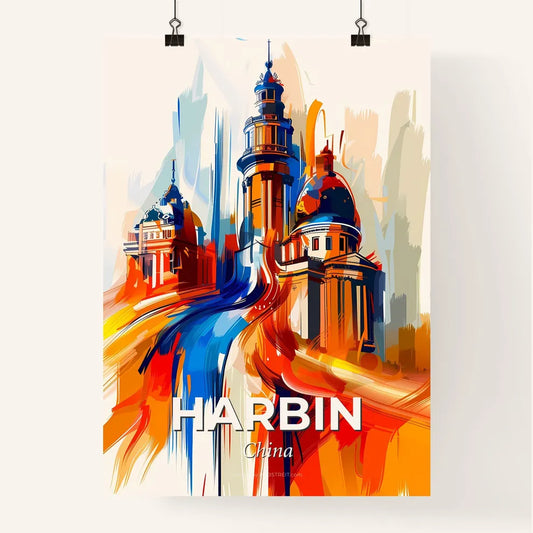 Vibrant Harbin, China Poster