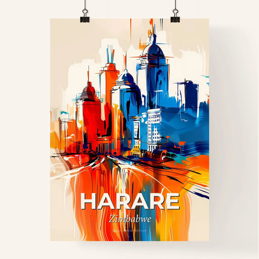 Vibrant Harare, Zimbabwe Poster