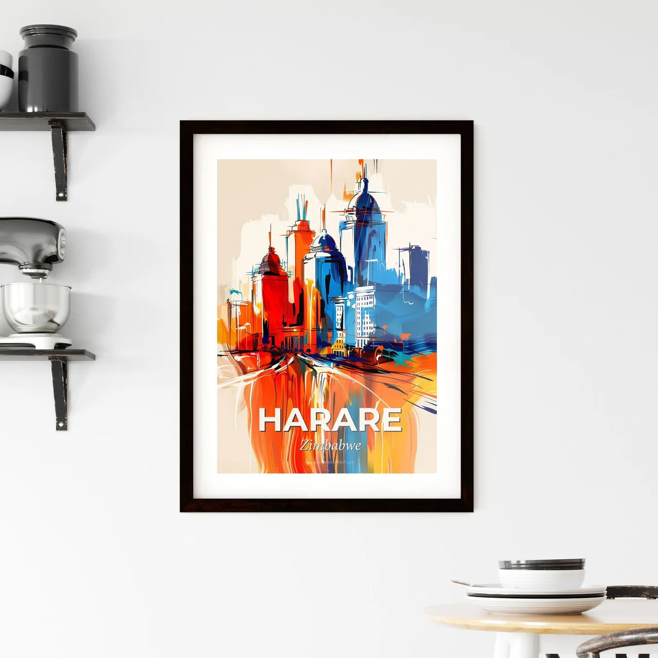 Vibrant Harare, Zimbabwe Framed Print