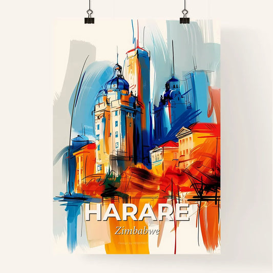 Vibrant Harare, Zimbabwe Poster