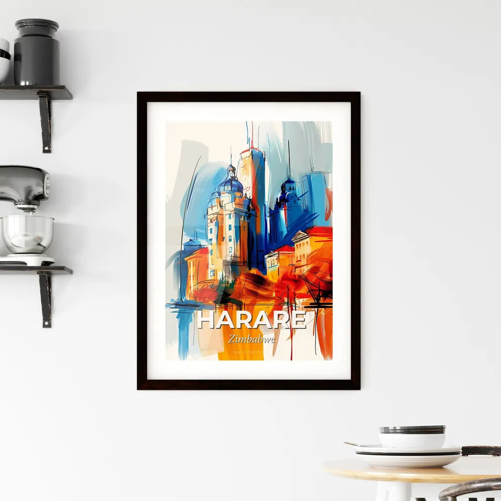 Vibrant Harare, Zimbabwe Framed Print