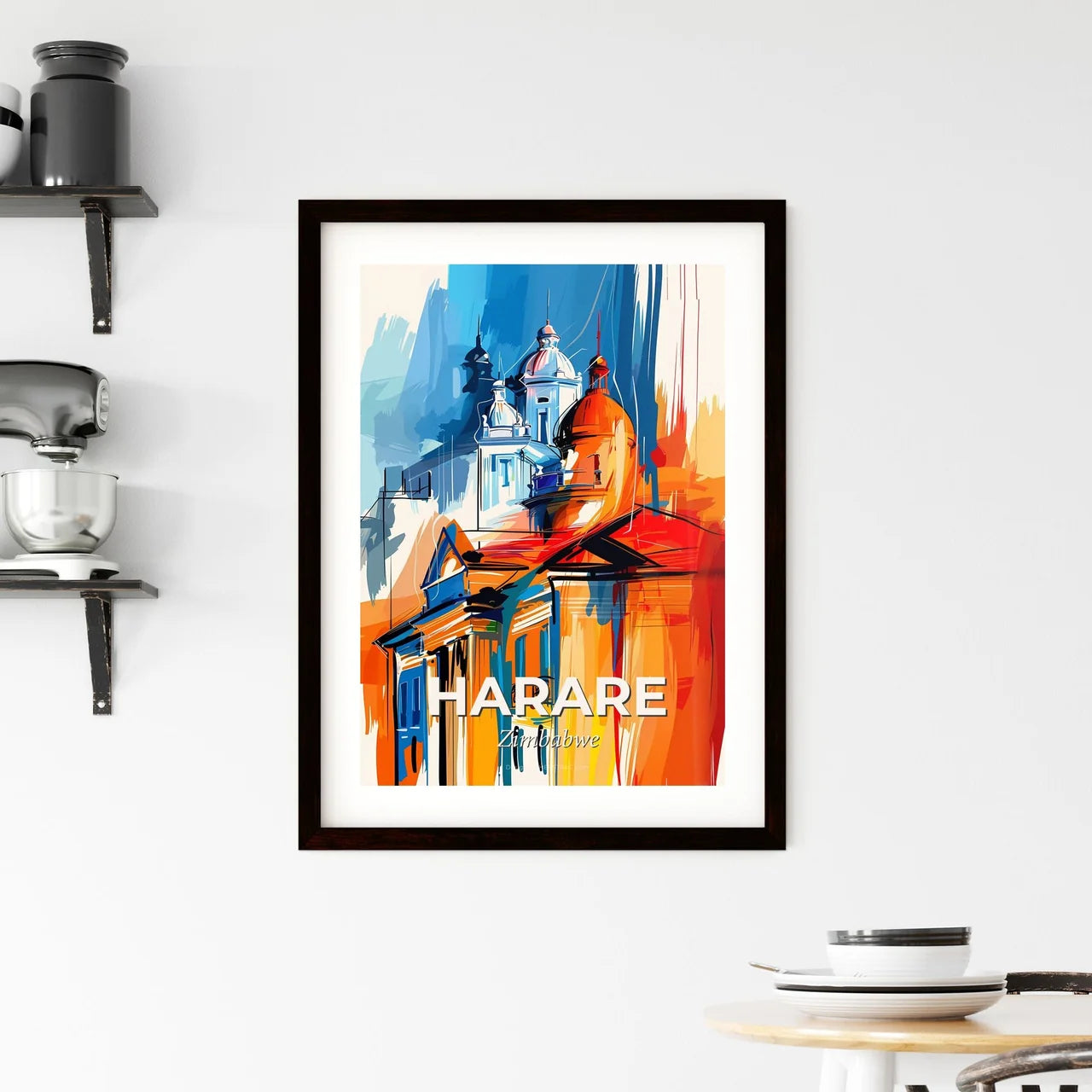 Vibrant Harare, Zimbabwe Framed Print
