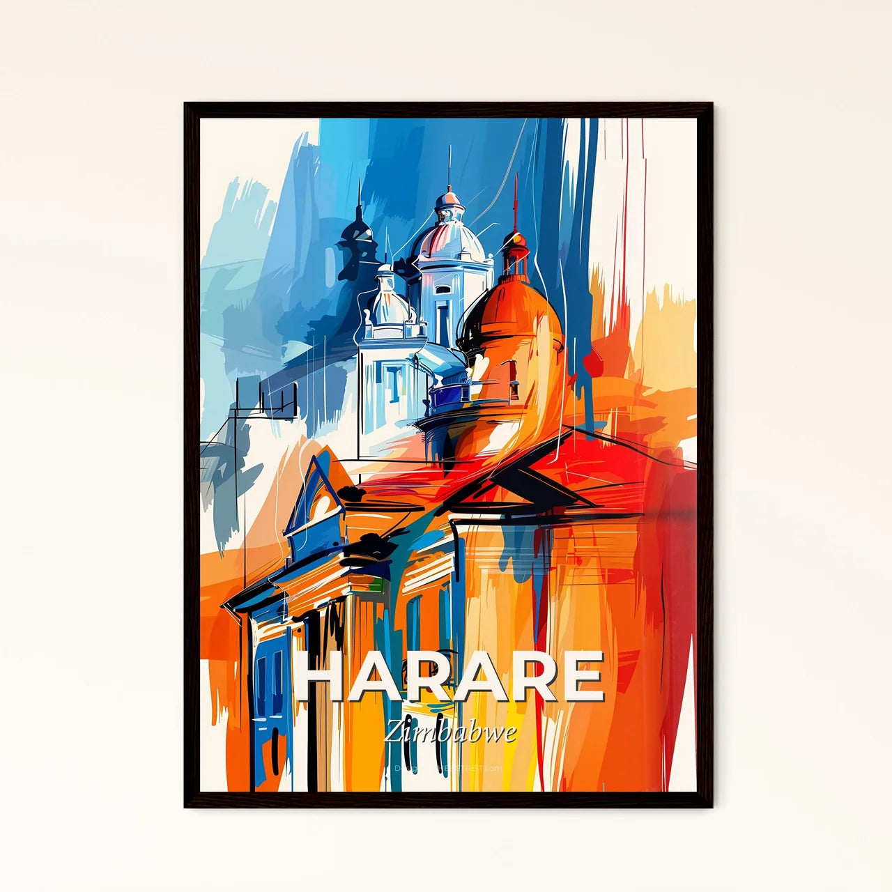Vibrant Harare, Zimbabwe Art Print