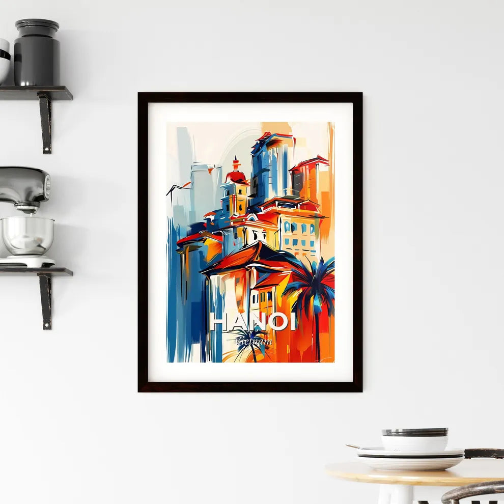 Vibrant Hanoi, Vietnam Framed Print