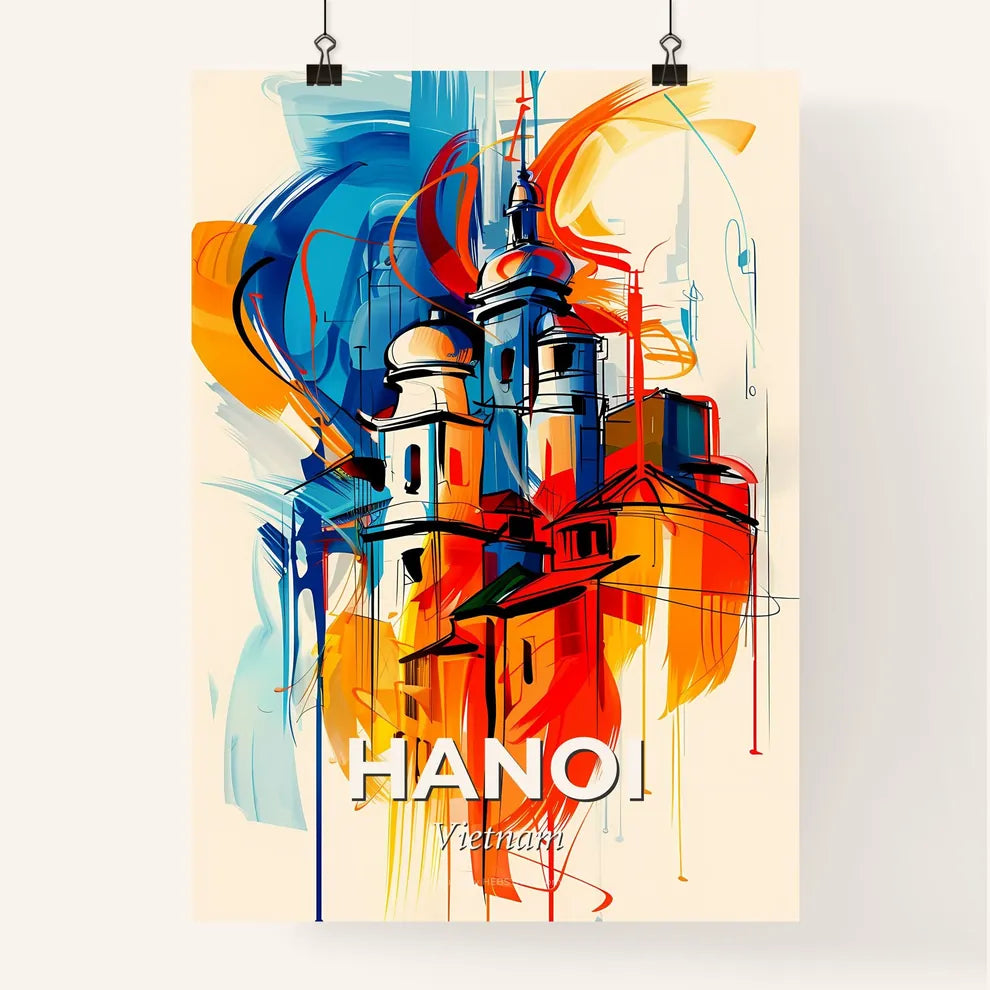 Vibrant Hanoi, Vietnam Poster