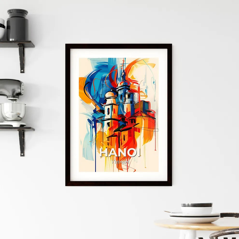 Vibrant Hanoi, Vietnam Framed Print