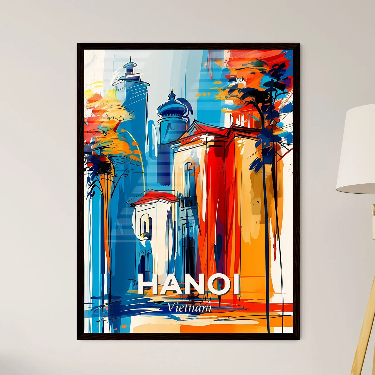 Vibrant Hanoi, Vietnam Art Print