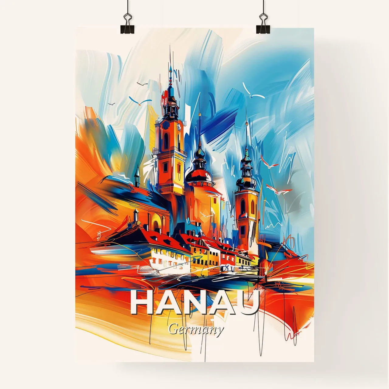 Vibrant Hanau, Germany Poster