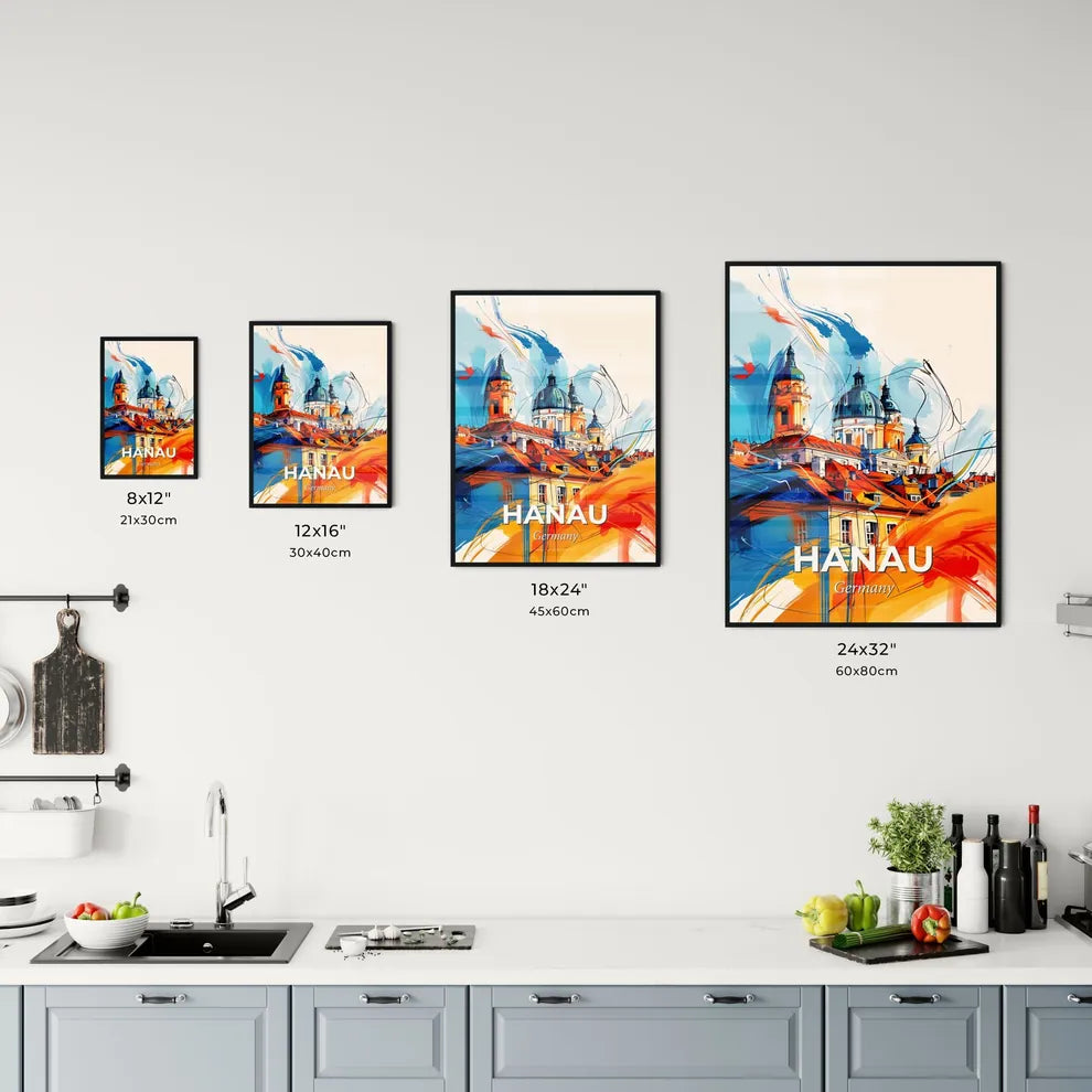 Vibrant Hanau, Germany Kitchen Art
