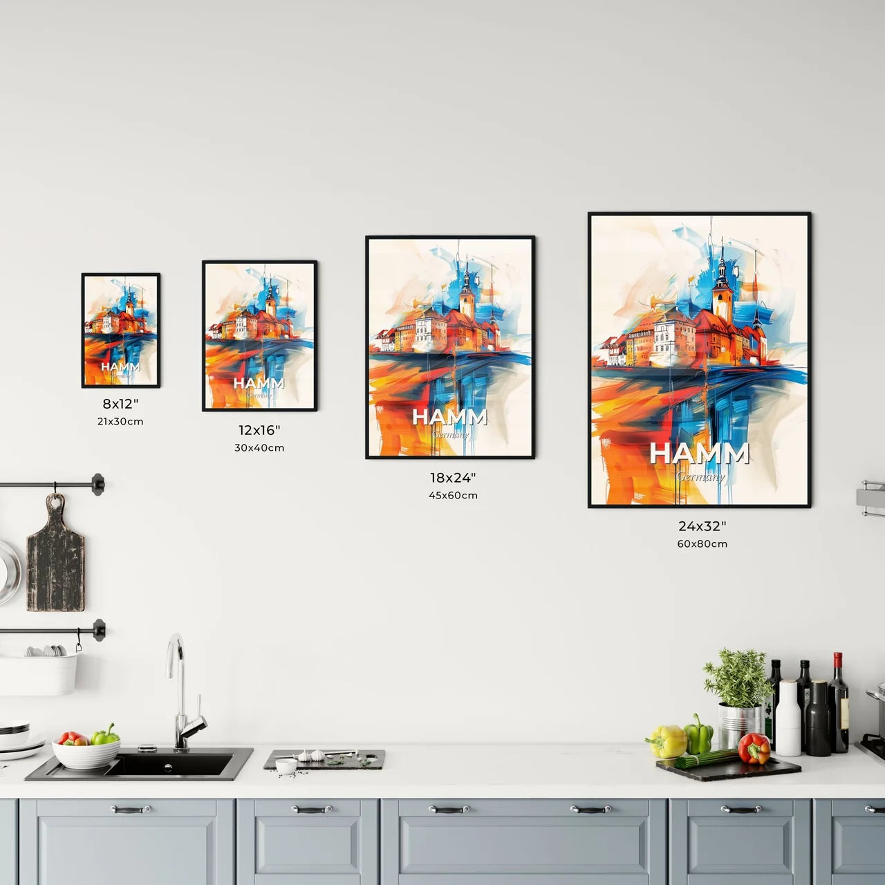 Vibrant Hamm, Germany Kitchen Art