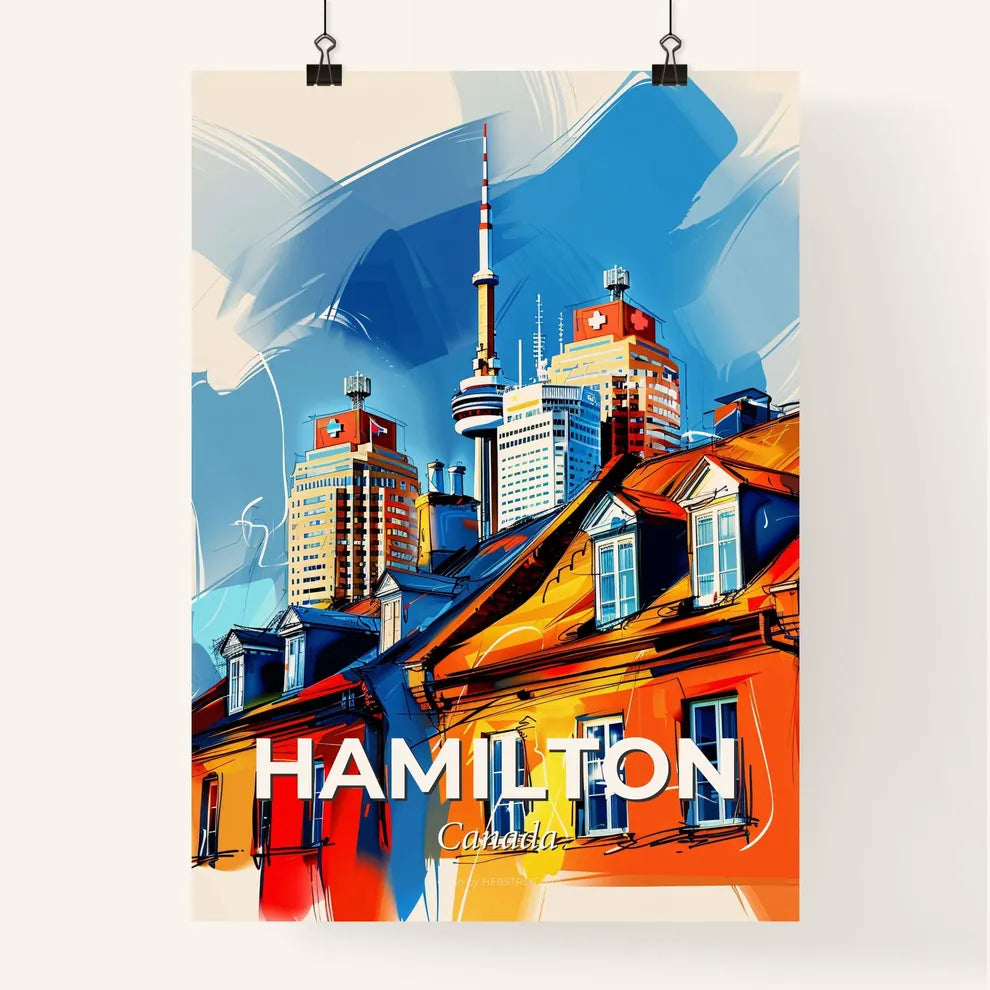 Vibrant Hamilton, Canada Poster