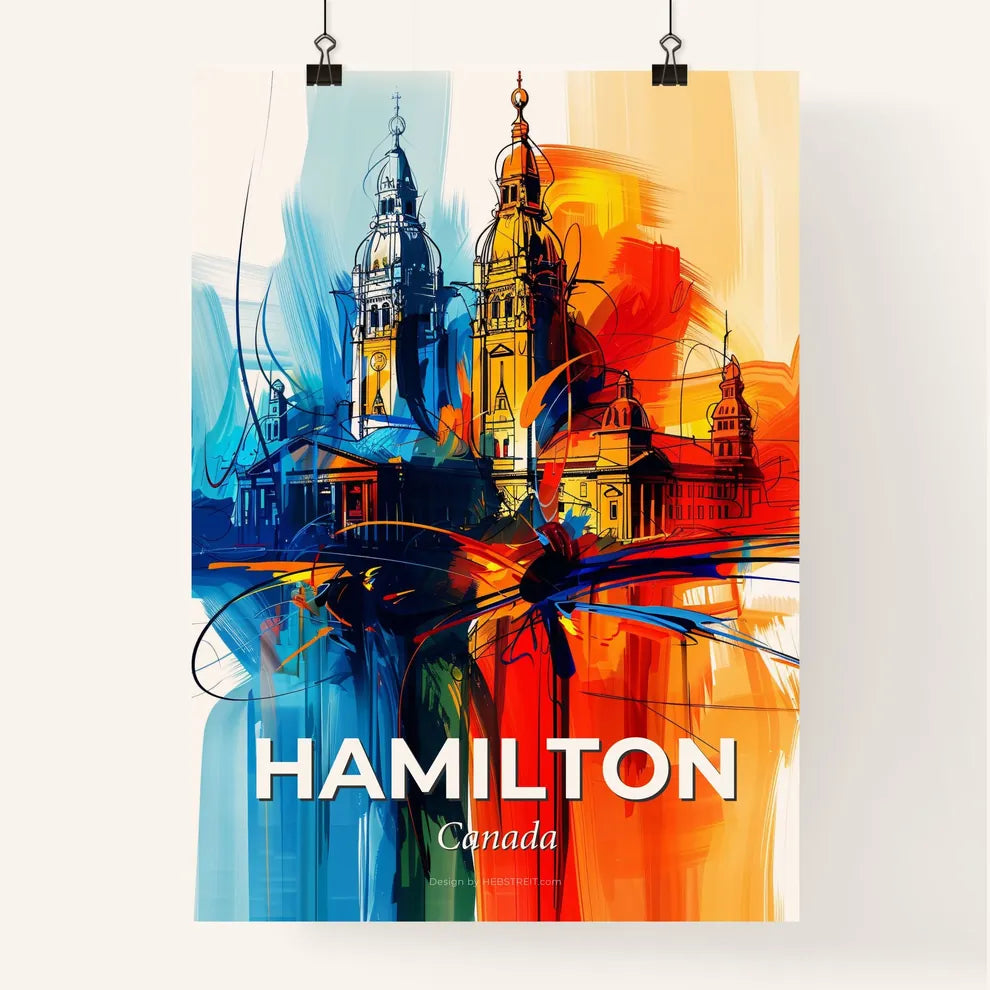 Vibrant Hamilton, Canada Poster
