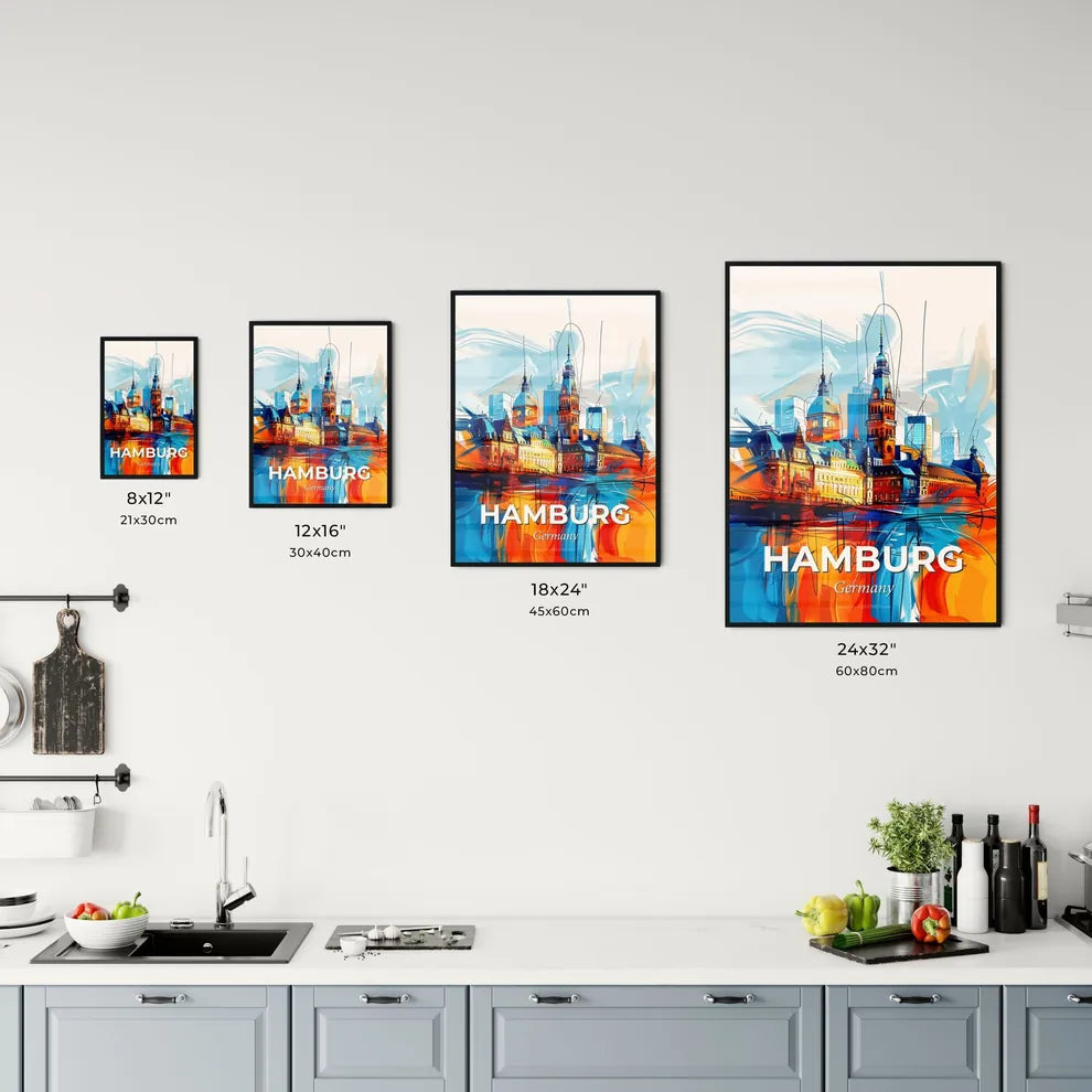 Vibrant Hamburg, Germany Kitchen Art