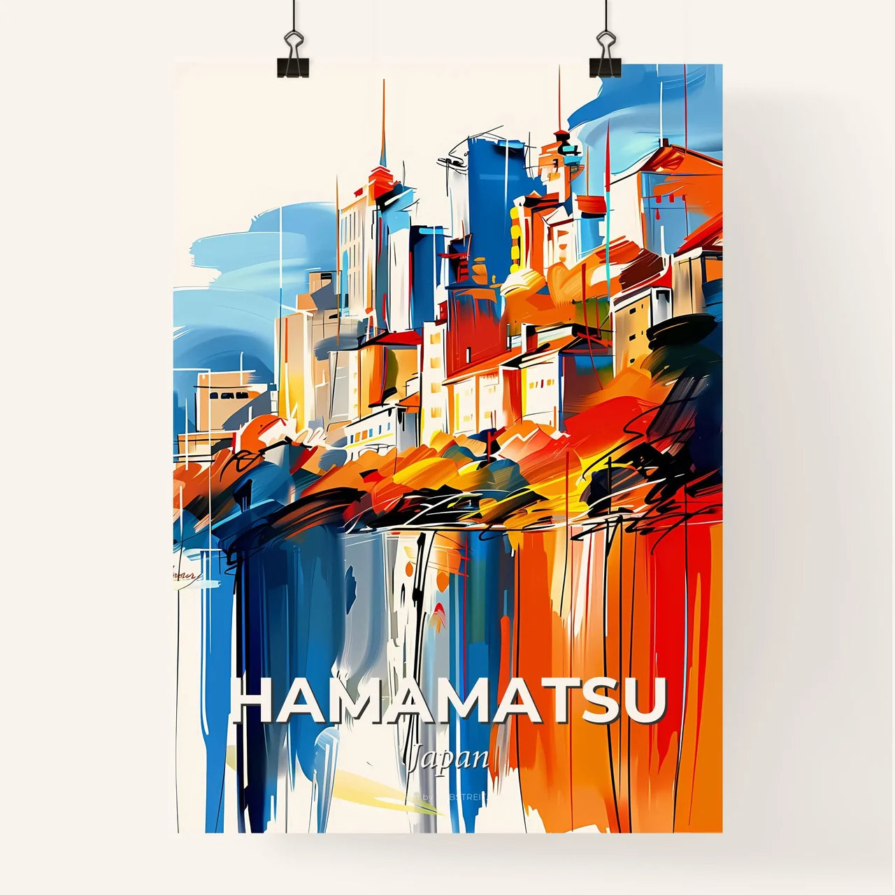 Vibrant Hamamatsu, Japan Poster