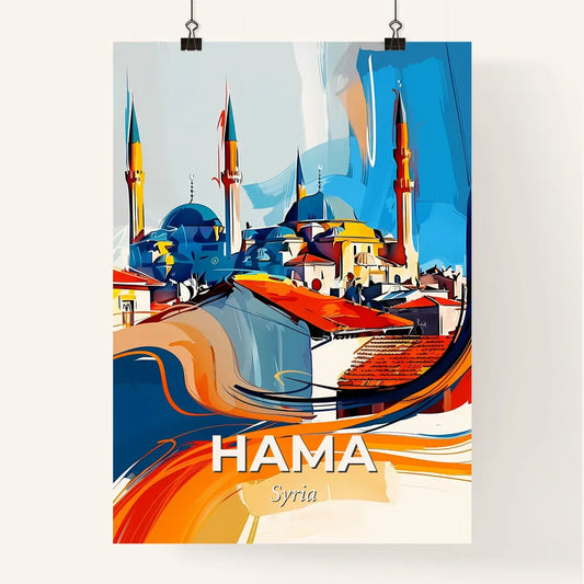 Vibrant Hama, Syria Poster